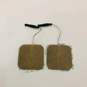 4 Miếng dán điện xung 5x5cm (1 cặp) cho máy điện châm Hoa Đà, máy vật lý trị liệu BQP