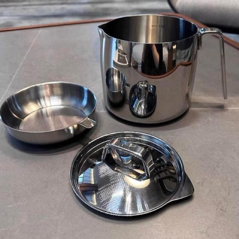 Ca lọc dầu inox 2l chockmen (14x14cm) | Shopee Việt Nam