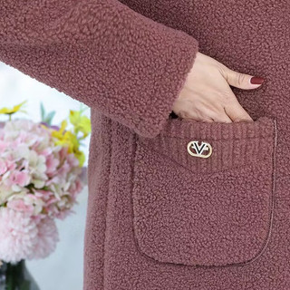 Áo khoác dài vừa cho mẹ trung niên độ tuổi 40-50，áo khoác nữ trung niên sang trọng