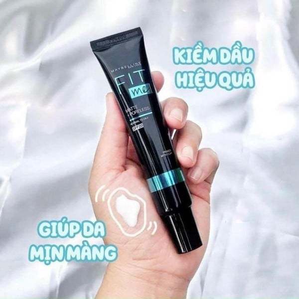 Kem Lót Kiềm Dầu, Lâu Trôi, Ngăn Xuống Tông Maybelline Fit Me Matte MINISIZE