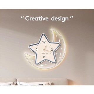 Tranh Ngôi Sao Đồng Hồ 3D Led Treo Phòng Khách, Phòng Ngủ Cho Bé, Quà Tặng Gia Đình