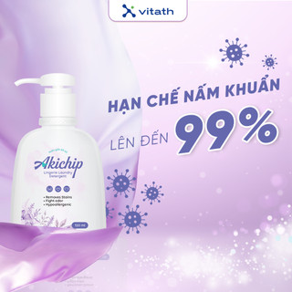 Nước Giặt Đồ Lót Akichip Giúp Khử Mùi Dịu Nhẹ, An Toàn Cho Da Nhạy Cảm 120ml