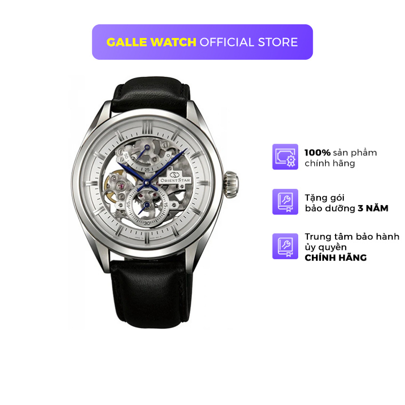 ng h c nam Orient Star Watch Skeleton SDX00002W0 m t l c