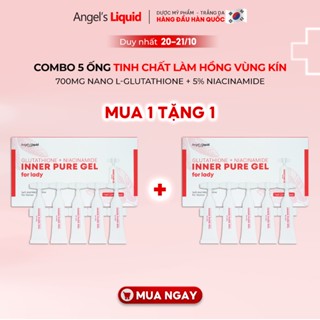 Combo 5 Siêu Tinh Chất Làm Hồng Se Khít Vùng Kín Angel’s Liquid Glutathione Plus Niacinamide Inner Pure Gel 2ml x5