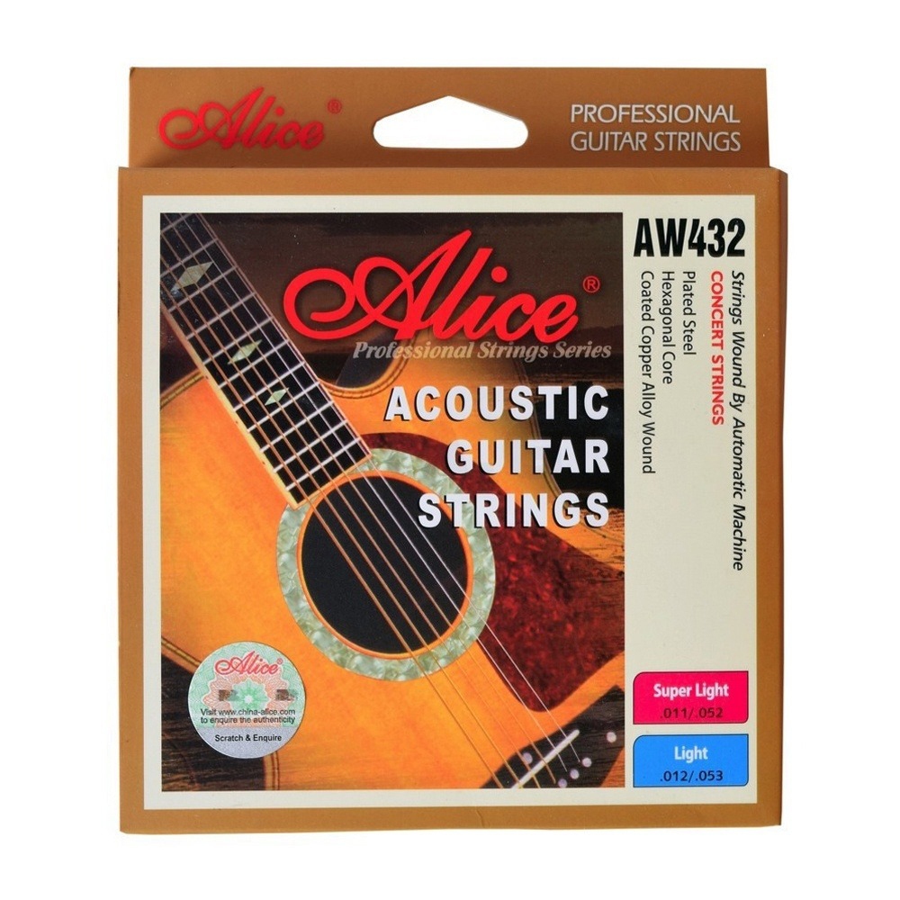 Dây Đàn Guitar Acoustic Alice Aw432 Chính Hãng Shopee Việt Nam