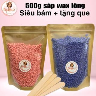 [CHE TÊN] TÚI SÁP WAX LÔNG NÓNG SỮA DỪA 500G CAO CẤP LYIHOME SIÊU BÁM LÔNG WAX TAY,CHÂN,NÁCH, BODY