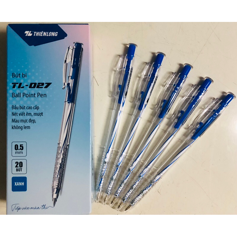 Hộp Bút Bi Thiên Long TL-027 (20 cây/hộp) | Shopee Việt Nam