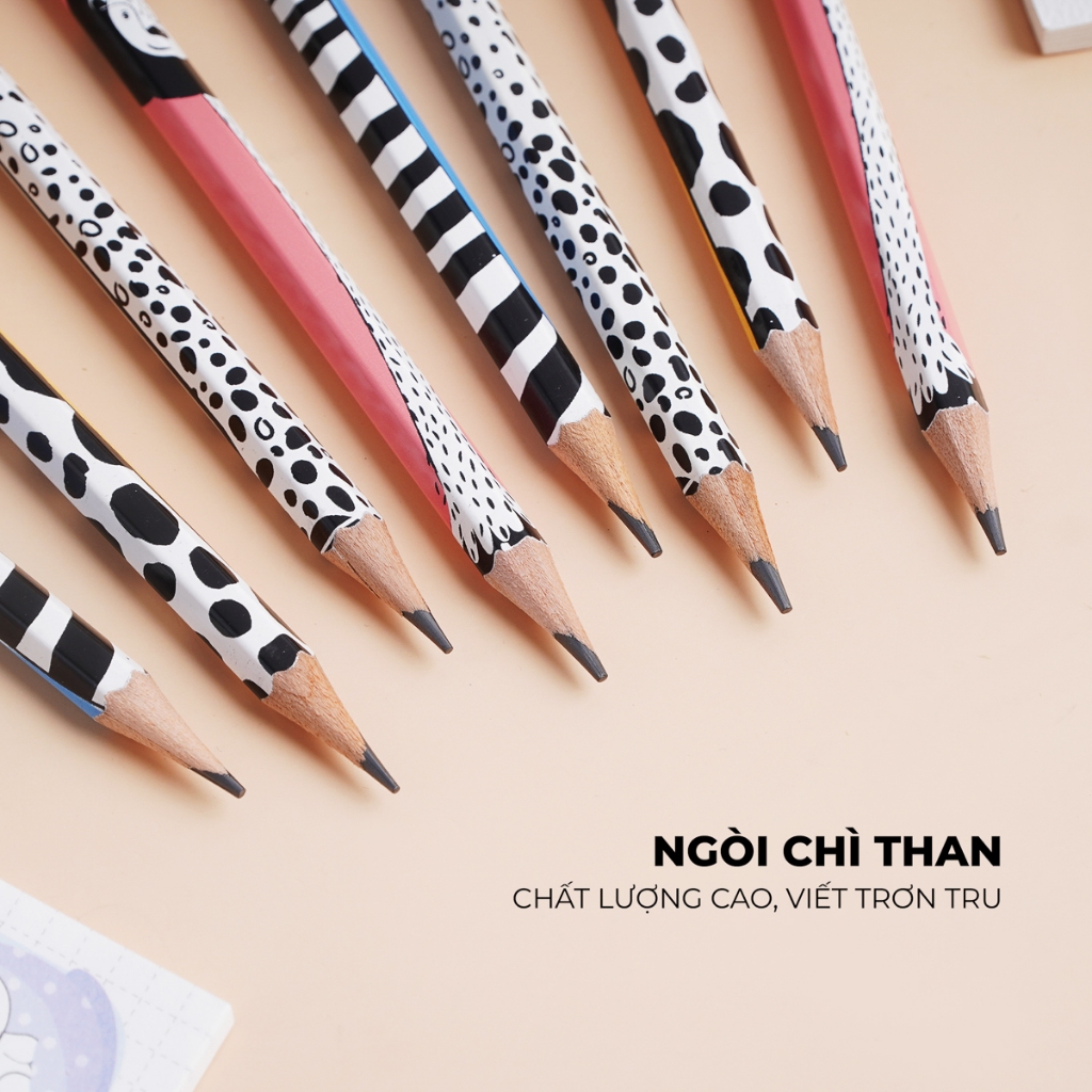 Bút Chì Gỗ Có Tẩy 2B CLASSMATE Nét Bút Mịn, Ngòi Chắc Chắn, Dùng Để Luyện Chữ Cho Học Sinh PC01-AN