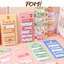 Giấy Note Giấy Đánh Dấu TOMI Set 6 ô 120 tờ Hoạ Tiết Hoạt Hình 148
