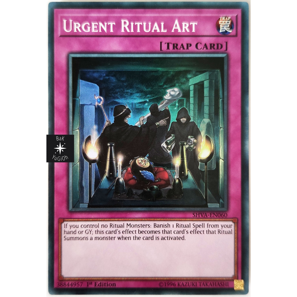 [BaK Yu-Gi-Oh!] [Thẻ Bài Chính Hãng] Urgent Ritual Art |EN| Super Rare ...
