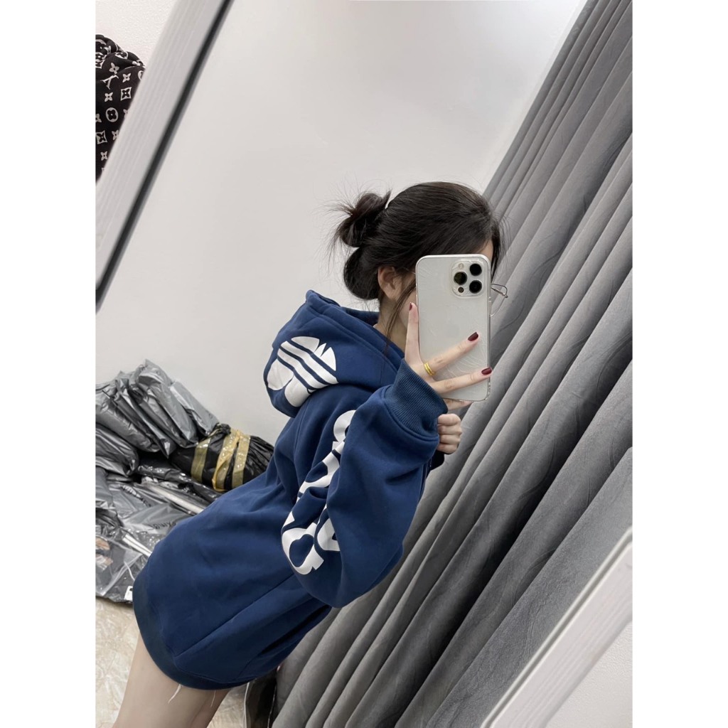 size Ao khoac hoodie A.D.I.D.A.S m 2 l p m n day d n m c len form dang p t ng centimet Shopee Vi t Nam