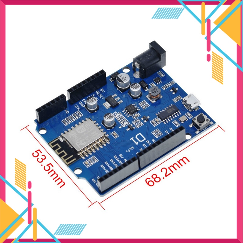 Bo Mạch Phát Triển D1 Wifi Uno R3 Dựa Trên Esp8266 Esp 12n Shopee Việt Nam 7304