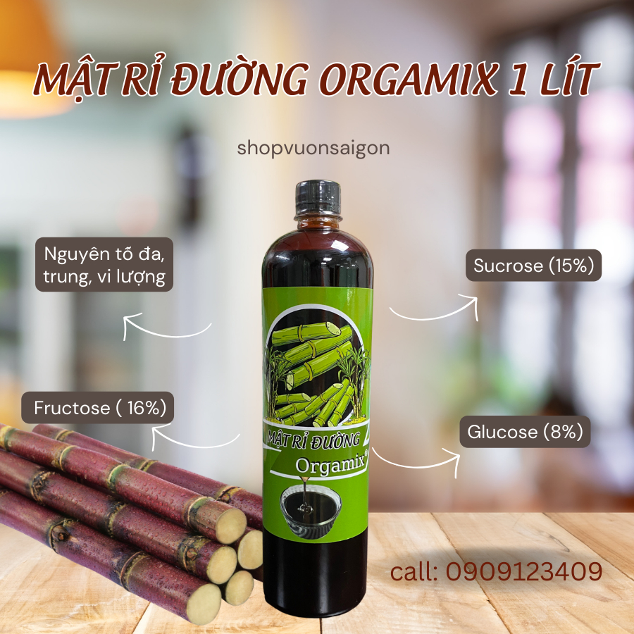 Mật Rỉ Đường Orgamix - 1 lít (1,4kg) 3