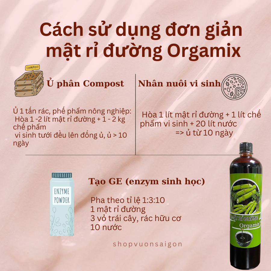 Mật Rỉ Đường Orgamix - 1 lít (1,4kg) 7