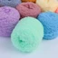 Len bông xù cuộn to 100g sợi 4mm