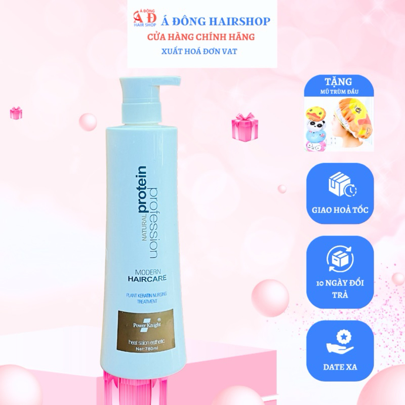 Keratin tươi Natural Protein Galanzer Phục Hồi Tóc Hư Tổn chuyên nghiệp Salon 780ml