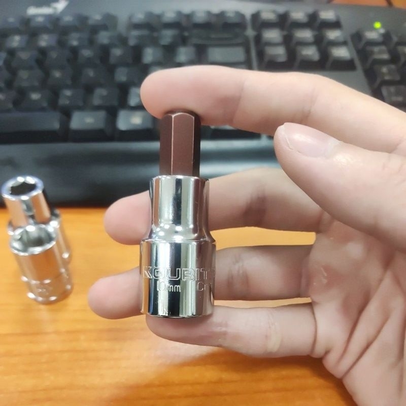 Khẩu đầu tháo ốc lục giác 1/2" 4mm tới 19mm kouritsu chính hãng
