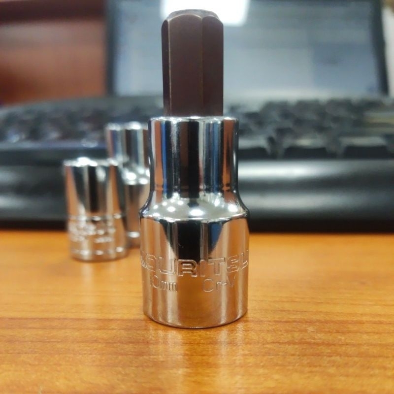 Khẩu đầu tháo ốc lục giác 1/2" 4mm tới 19mm kouritsu chính hãng