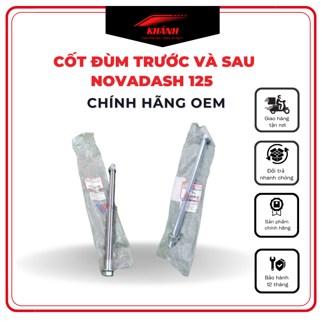 KPT - Cốt đùm trước + sau NovaDash 125 - Chính hãng VPT | Shopee Việt Nam
