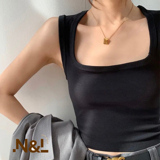 Áo Croptop, Áo Ba Lỗ chất thun tăm, Áo Cổ Vuông co dãn 4 chiều, Cá Tính, Năng Động.