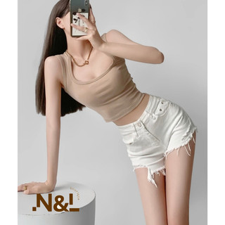 Áo Croptop, Áo Ba Lỗ chất thun tăm, Áo Cổ Vuông co dãn 4 chiều, Cá Tính, Năng Động.