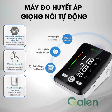 Máy Đo Huyết Áp Galen Cao Cấp G009 - Dùng Pin Sạc, Có Giọng Nói Thông Minh +TẶNG KÈM GEL BÔI LẠNH