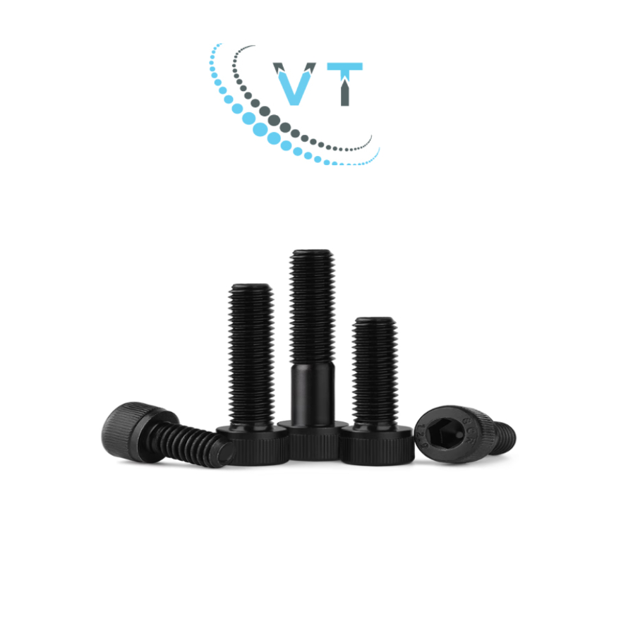 Bulong lục giác chìm đầu trụ thép đen M5 đủ size từ 10mm - 100mm (set 50 con và set 10 con)
