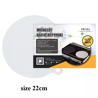 Miếng lót bếp từ Proki, đĩa chuyển nhiệt bếp từ - Miếng lót bàn ăn silicone chống cháy, cách nhiệt đa năng xuất Nhật