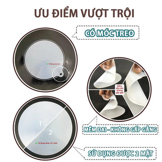 Miếng lót bếp từ Proki, đĩa chuyển nhiệt bếp từ - Miếng lót bàn ăn silicone chống cháy, cách nhiệt đa năng xuất Nhật