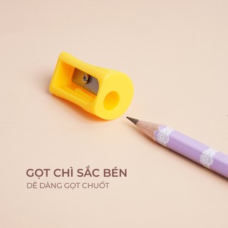 Gọt Bút Chì Gỗ, Chuốt Bút Chì Làm Bằng Kim Loại Không Gỉ MONDEZ Sử Dụng Cho Các Loại Chì Gỗ M30001