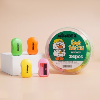 Combo 3 Chiếc Gọt Bút Chì Làm Bằng Kim Loại Không Gỉ MONDEZ, Sử Dụng Cho Các Loại Chì Gỗ M30003