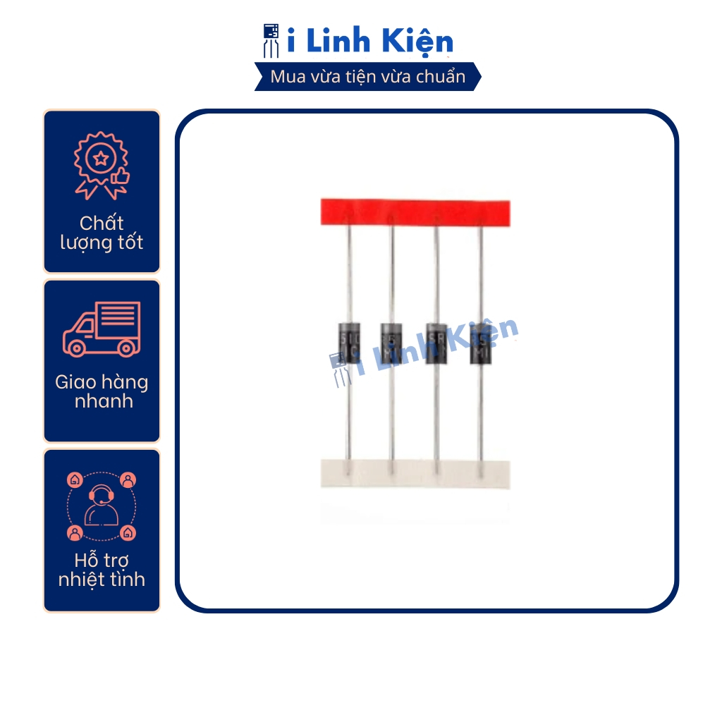 LOT 5X Diode SR5100 SCHOTTKY 5A 100V- DO201