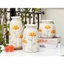 Bộ 3 Bình Hoa Gốm Sứ Bát Tràng Men Tiêu Mộc Vẽ Tay Họa Tiết Thủ Công Decor Trang Trí GomDecorTSC