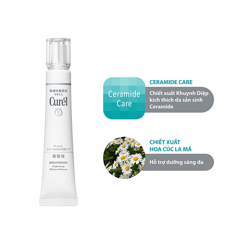 Ảnh Dưỡng Sáng Da - Curel Tinh Chất Dưỡng Ẩm Sáng Mịn Brightening Moisture Essence 30g 3