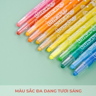 Bút Sáp Vặn Cao Cấp Tô Màu MONDEZ 12-24 Màu Thân Bút Làm Nhựa Bền An Toàn Cho Bé Tập Tô M60011/M60012/M60013