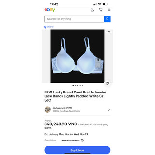 Áo Ngực Lucky Brand Có Gọng-Không Gọng [XỊN 100% full tag]