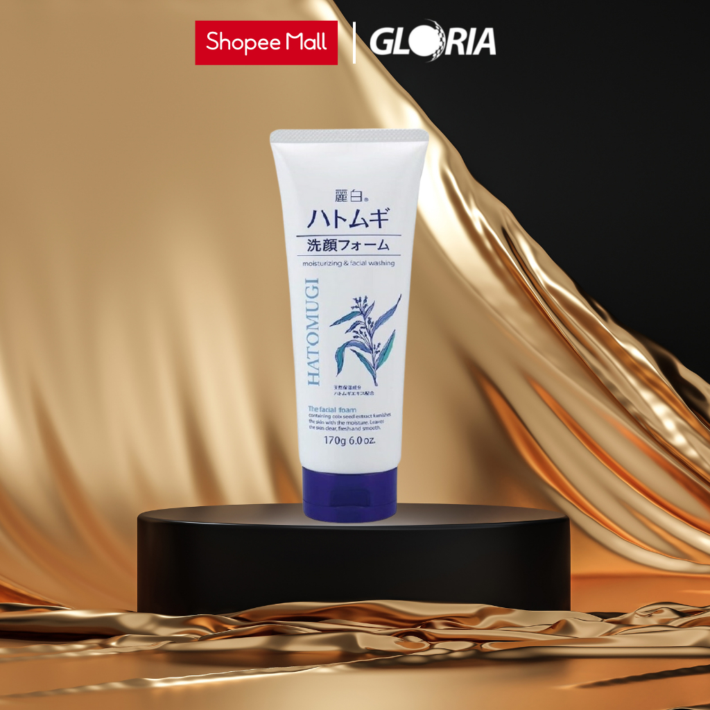 Ảnh Sữa Rửa Mặt Làm Sáng Da Reihaku Hatomugi Facial Foam 170g 4