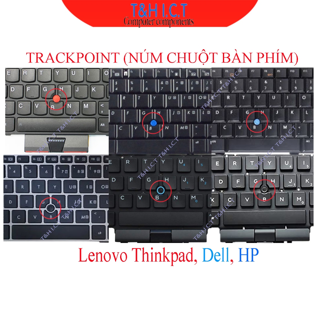 Núm chuột giữa bàn phím laptop Dell, HP, Lenovo bằng cao su ...