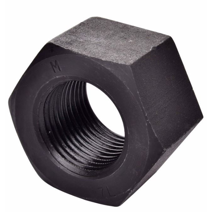 Đai ốc lục giác thép xi đen 8.8 - E cu - Con tán (10 con) | Shopee Việt Nam