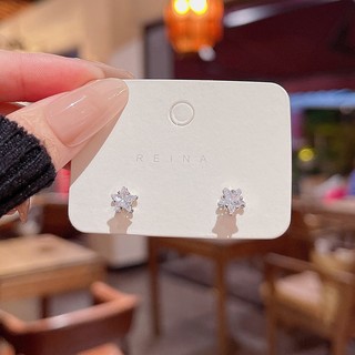 MEOWU Bông Tai Mini Ngôi Sao Vuông Phong Cách Hàn Quốc Độc Đáo Thời Trang Cho Nữ