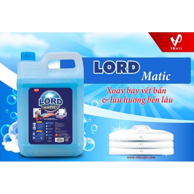Ảnh Nước giặt Lord matic xanh (cho máy giặt cửa ngang 9.36kg 3