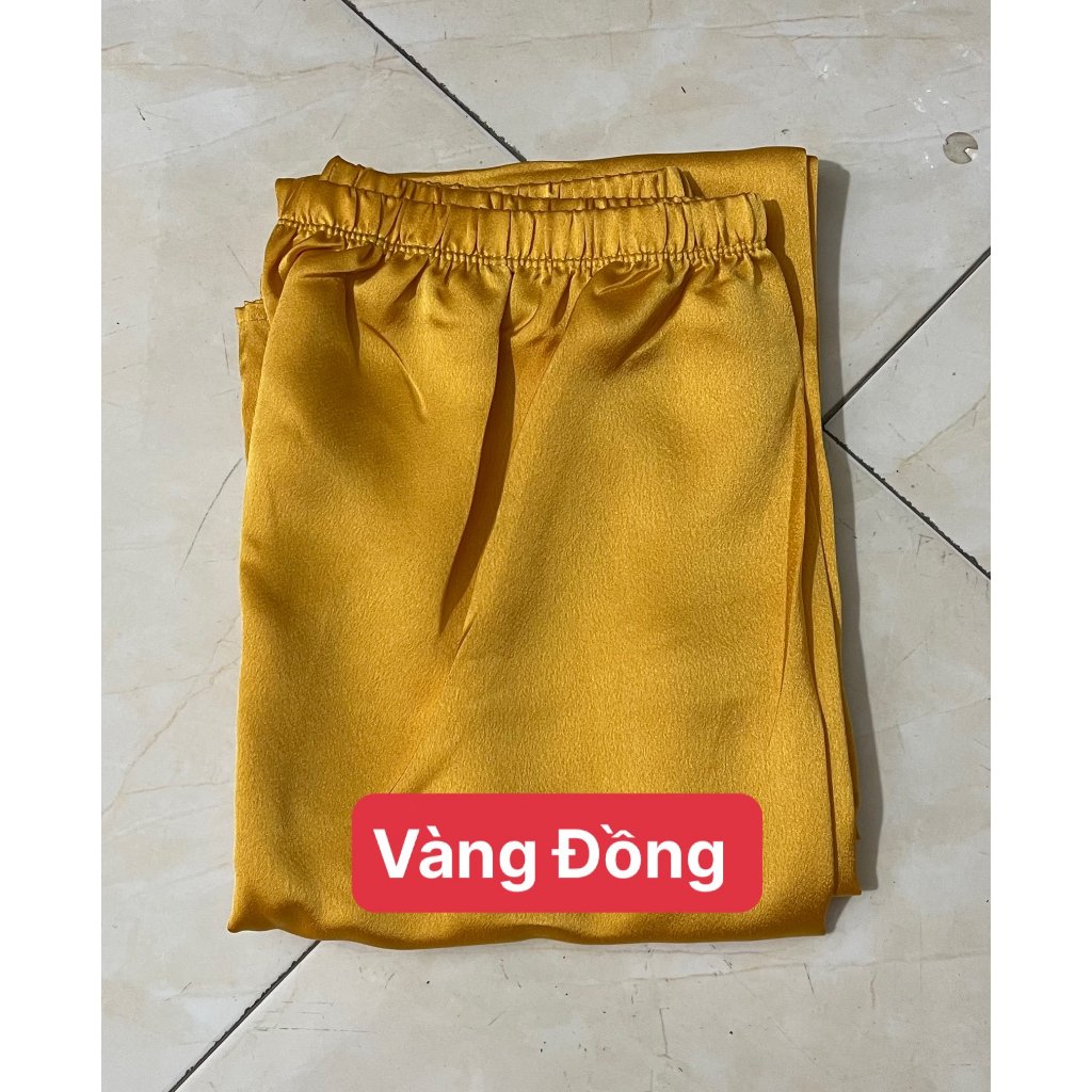 Quần Lẻ Bà Ba Lụa Satin có túi nhỏ  (nhiều màu)