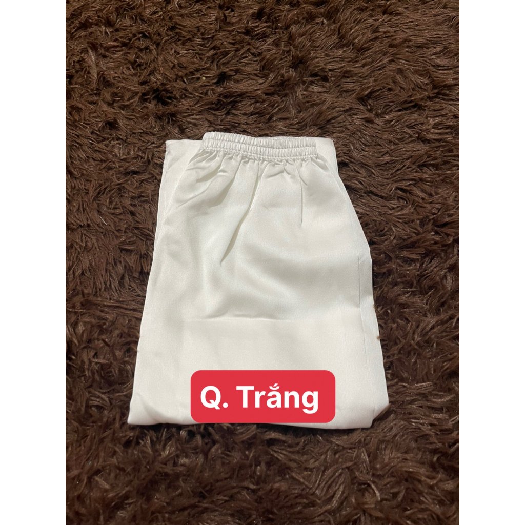 Quần Lẻ Bà Ba Lụa Satin có túi nhỏ  (nhiều màu)