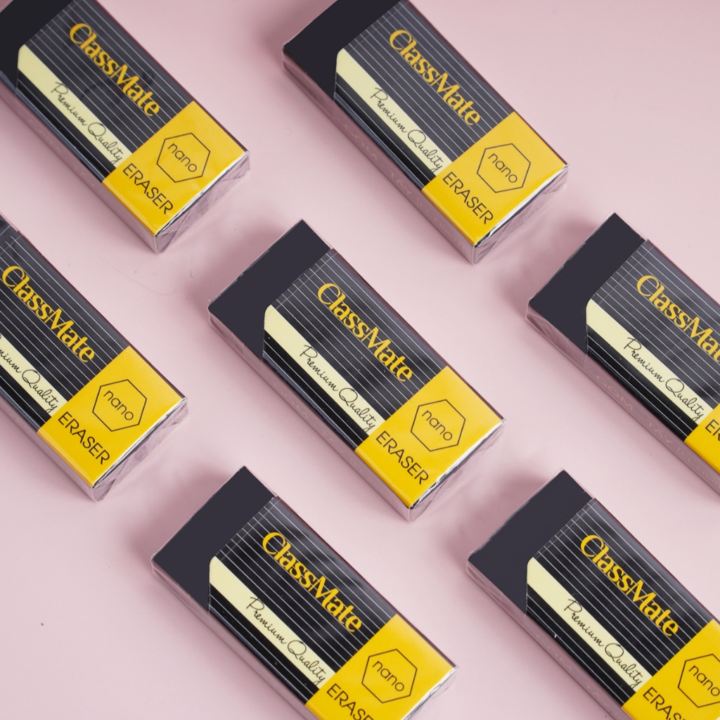 Gôm Tẩy Nano Premium Đen CLASSMATE - 1 Chiếc - Giúp Tẩy Sạch Vết Chì, Tiện Dụng, Không Gây Hại Cho Bé CL-ER807