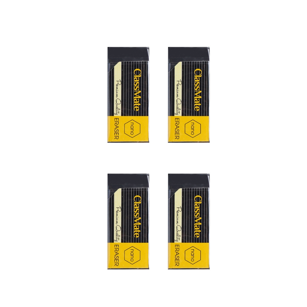 Gôm Tẩy Nano Premium Đen CLASSMATE - 1 Chiếc - Giúp Tẩy Sạch Vết Chì, Tiện Dụng, Không Gây Hại Cho Bé CL-ER807