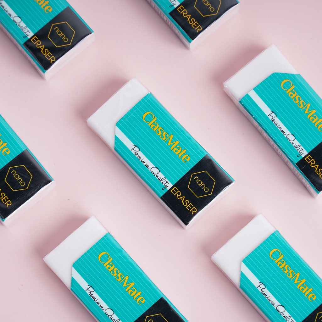 Gôm Tẩy Nano Premium Nhỏ CLASSMATE Giúp Làm Sạch Các Vết Chì Đen Một Cách Nhanh Chóng, Tiện Lợi, An Toàn Cho Bé CL-ER801