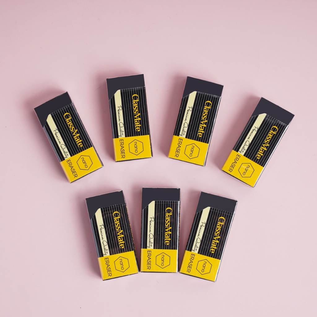 Gôm Tẩy Nano Premium Đen CLASSMATE - 1 Chiếc - Giúp Tẩy Sạch Vết Chì, Tiện Dụng, Không Gây Hại Cho Bé CL-ER807