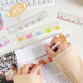 Thước kẻ trong suốt hình hoạt hình xinh xắn