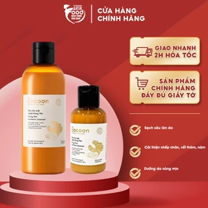 Sữa Rửa Mặt Làm Sạch Sâu Chiết Xuất Nước Nghệ Hưng Yên The Cocoon Turmeric Cleanser 140ml ThegioiSkinfood
