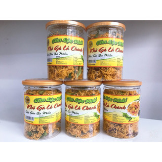 Khô gà lá chanh hũ 150gam-300gam